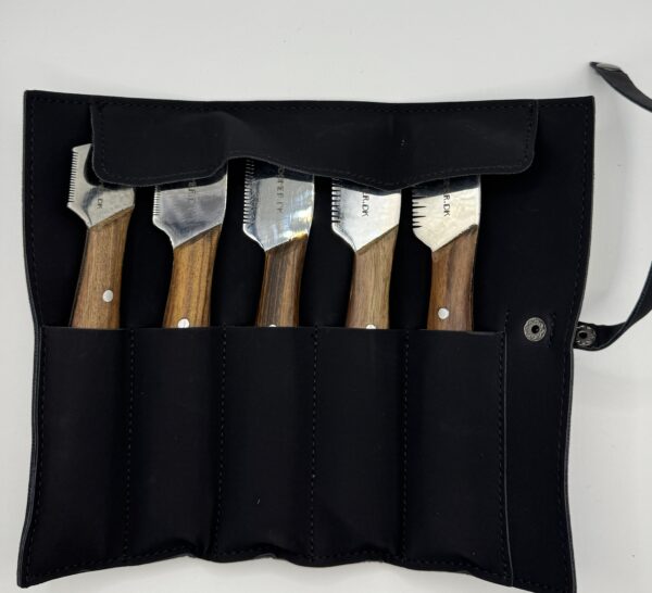 Tool Roll with five slots (faux leather) - Image 3