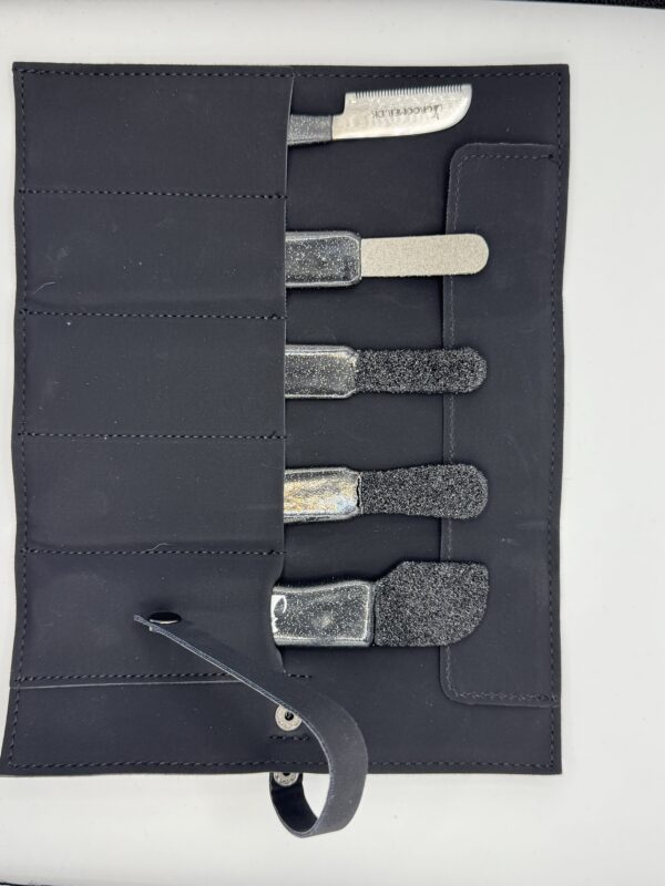 Tool Roll with five slots (faux leather) - Image 5